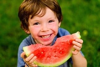 Child with a healthy smile