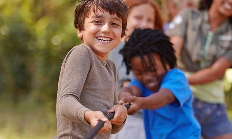 Children playing