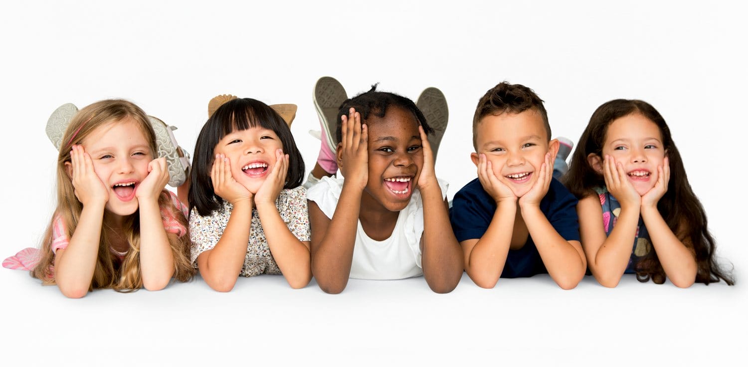 Happy, smiling children